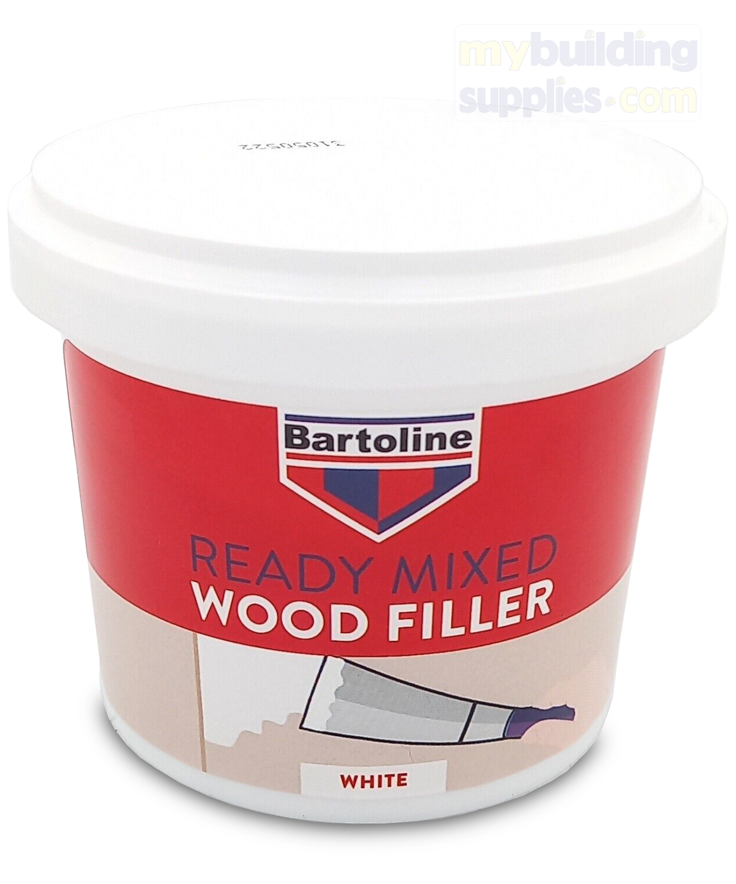 Bartoline Ready Mixed Wood Filler - White, 500g