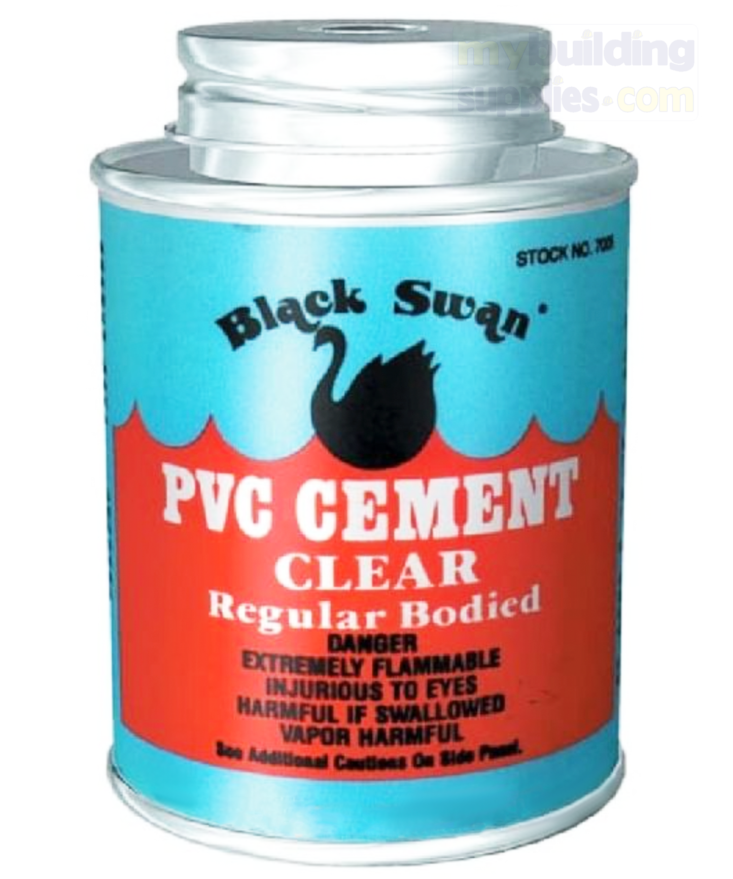 Black Swan PVC cement is a regular bodied, fast set, high strength PVC solvent cement. Used to join PVC pipe and fittings. On the other hand, clear, medium-bodied solvent cement.  Brand: Black Swan, Volume: 118ml, Material: PVC, Foam: Liquid, Colour: Clear, Dimensions: 5.4 x 5.4 x 8.57 cm, Weight: 160g, Special Uses for Product: Cement, Compatible Material: Plastic. 