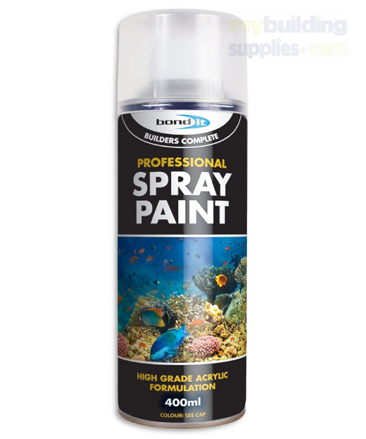 Bond It Professional Grade Spray Paint Indoor & Outdoor, 400ml