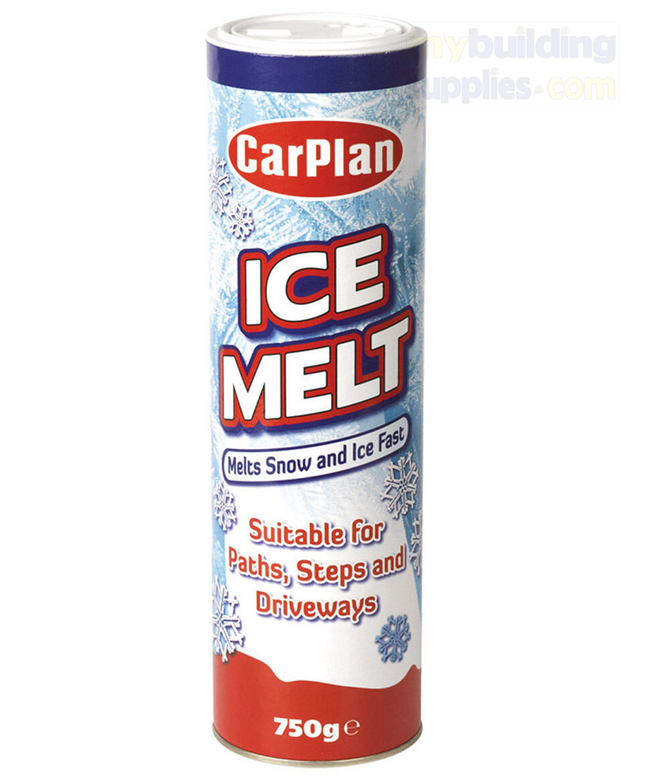 Carplan Ice Snow Melt White Salt Sprinkle Grip - 750g