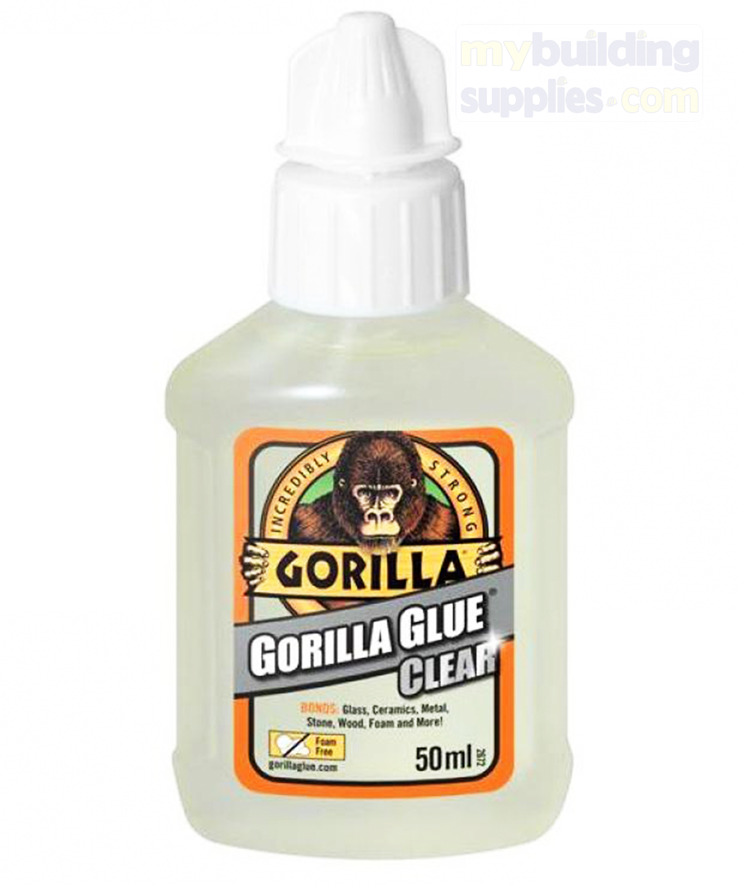 Gorilla 1244002 Glue Crystal Clear, 50ml