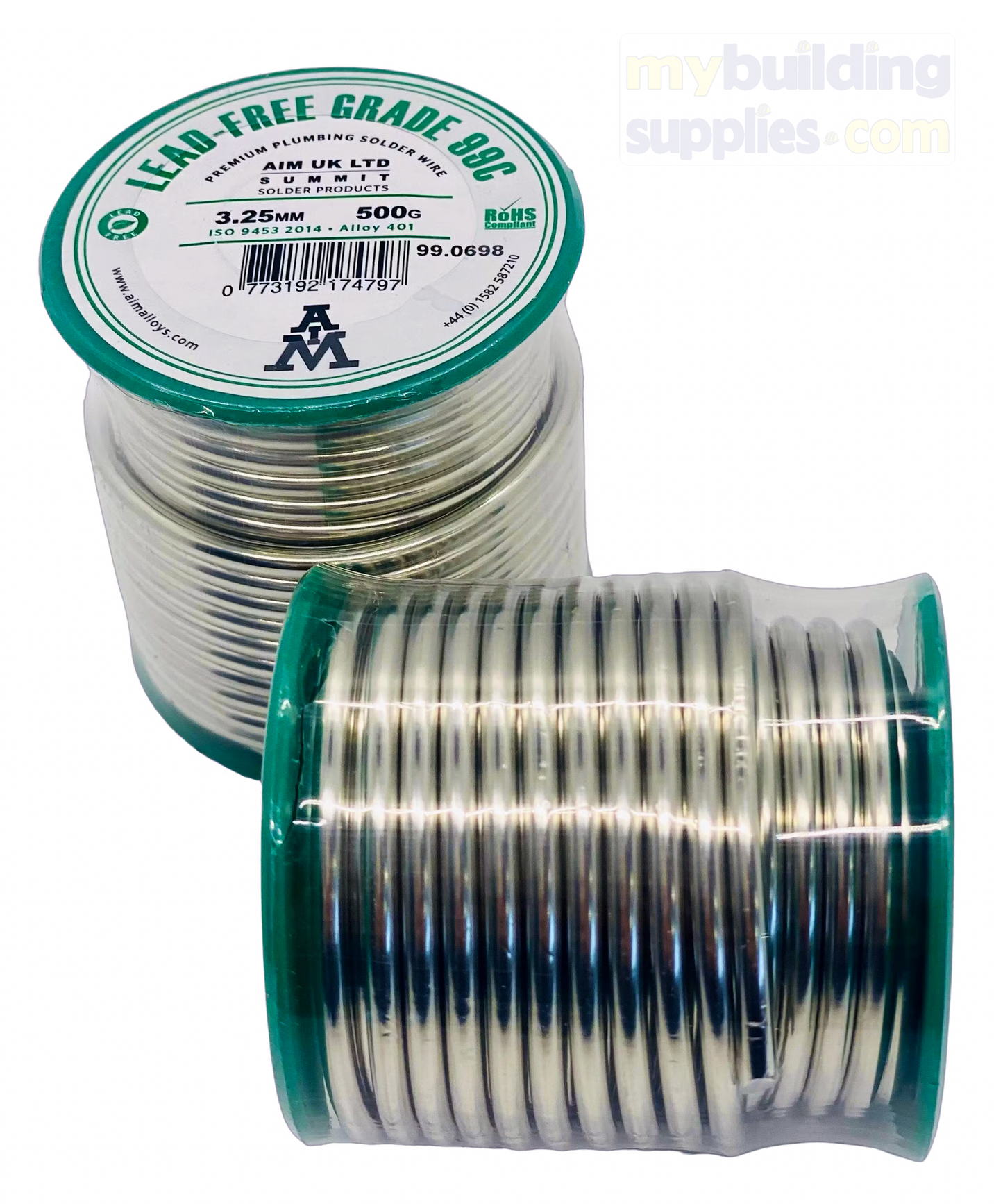 Lead Free Solder Wire Grade 99C 3.25mm, 500g