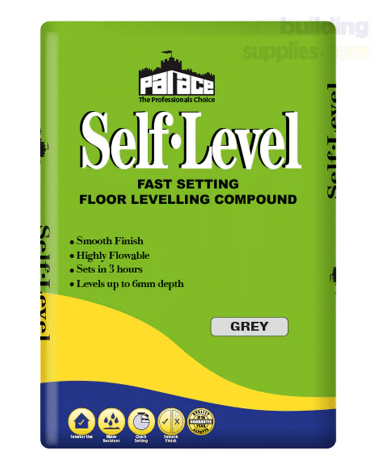 Palace Self Level Floor Levelling Compound 20kg - Grey