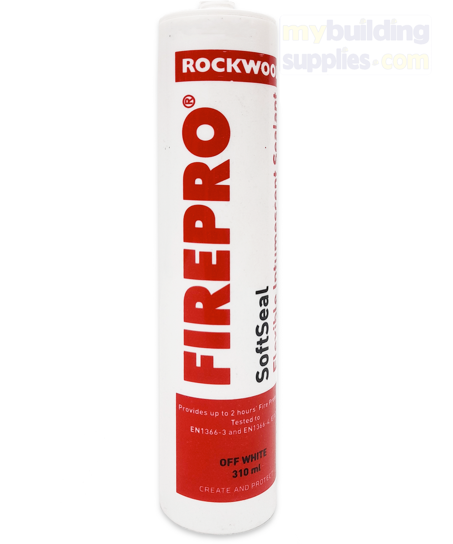 FirePro SoftSeal Flexible Acoustic Intumescent Sealant – Off White, 310ml