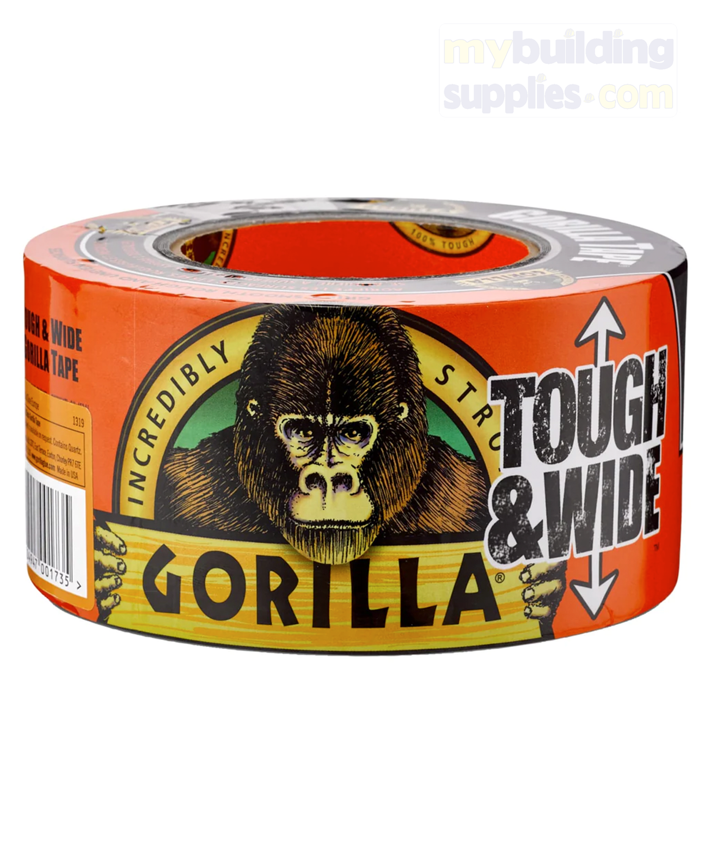 Gorilla Tape Tough & Wide 73mm x 27m Black