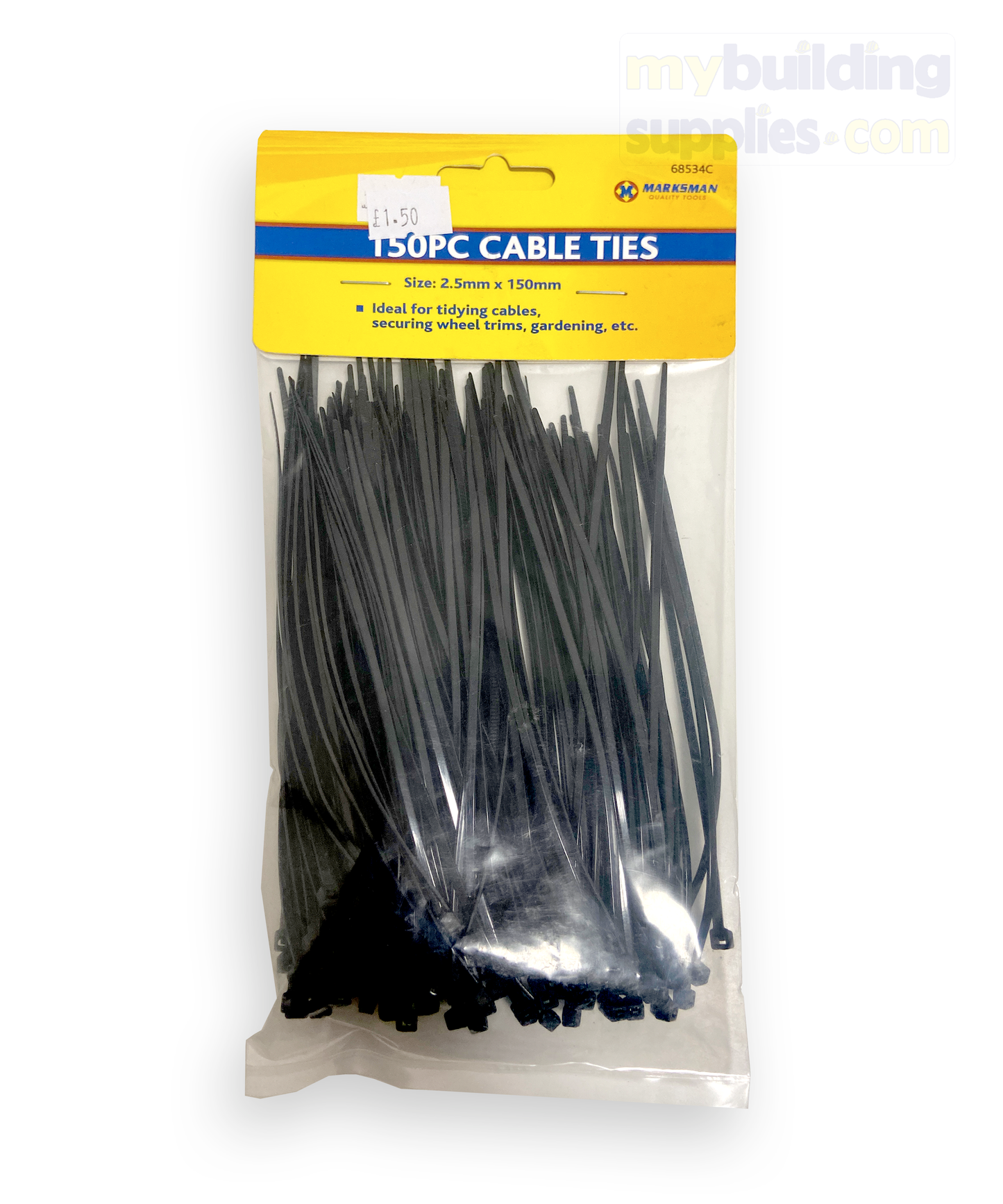 150PC Cable ties (Black)