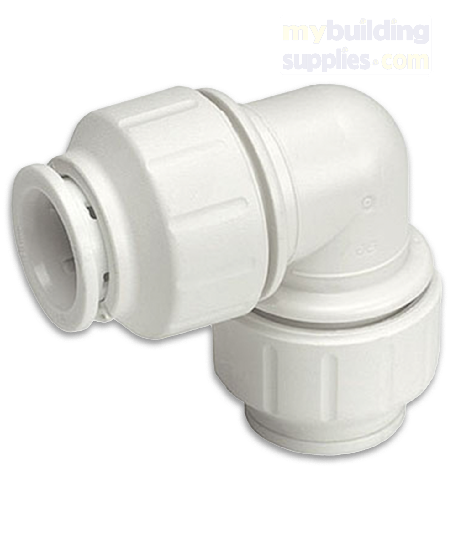 15mm Push-Fit White Elbow