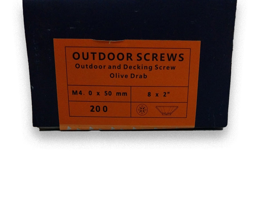 Outdoor & Decking Screws Olive Drab