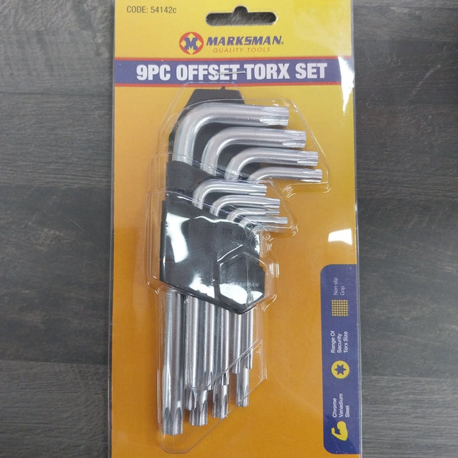 9Piece آفسیٹ Torx سیٹ