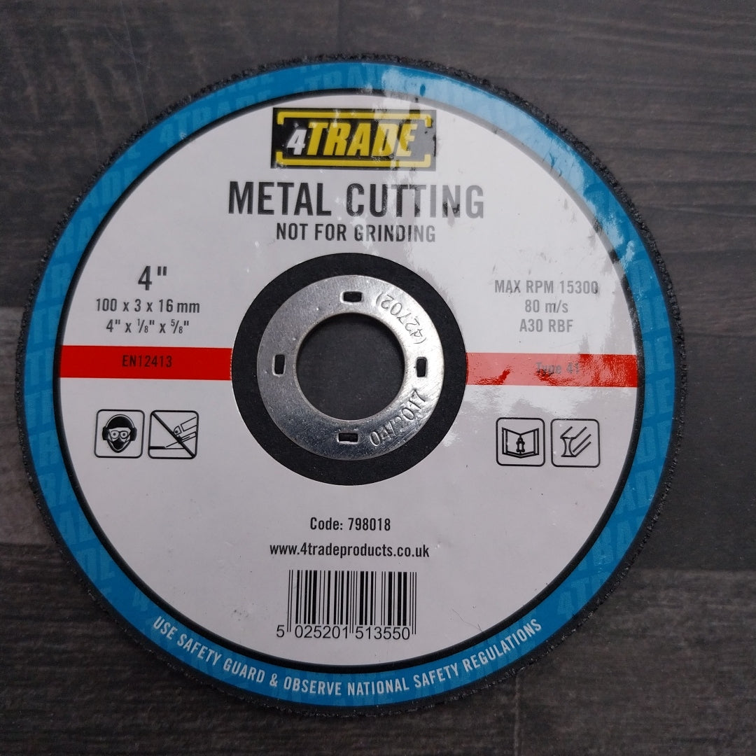 4Inch Metal Cutting Disc