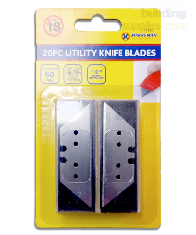 20pc Utility Knife Blades