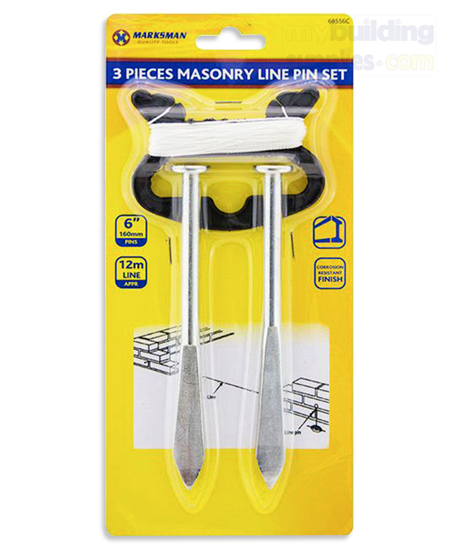 3 Pieces Masonry Line Pin Set
