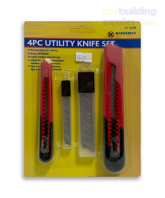 4PC Utility Knife Set