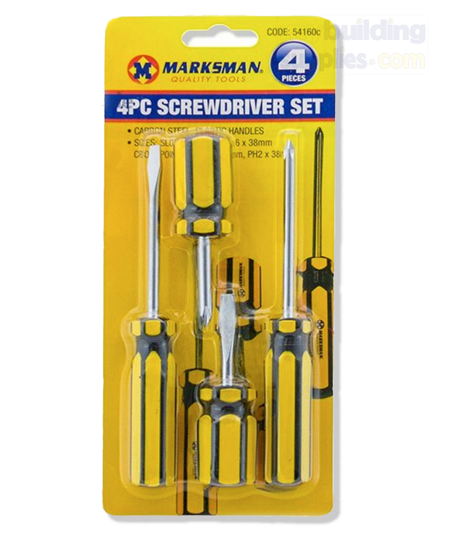 4pc Screwdriver Set