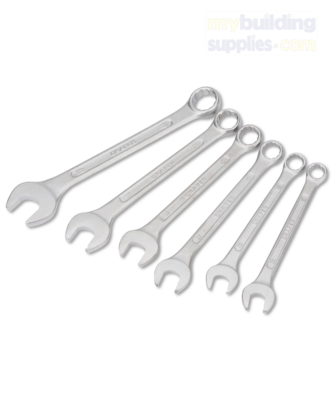 6pc Metric Combination Spanner Set