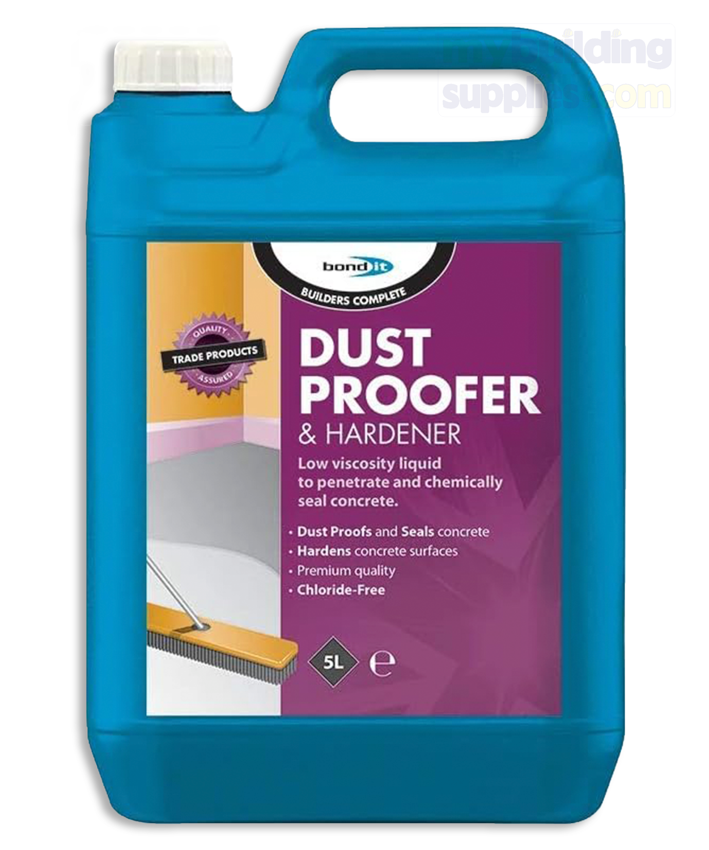 Bond It Dustproofer & Concrete Hardener - Clear, 5L