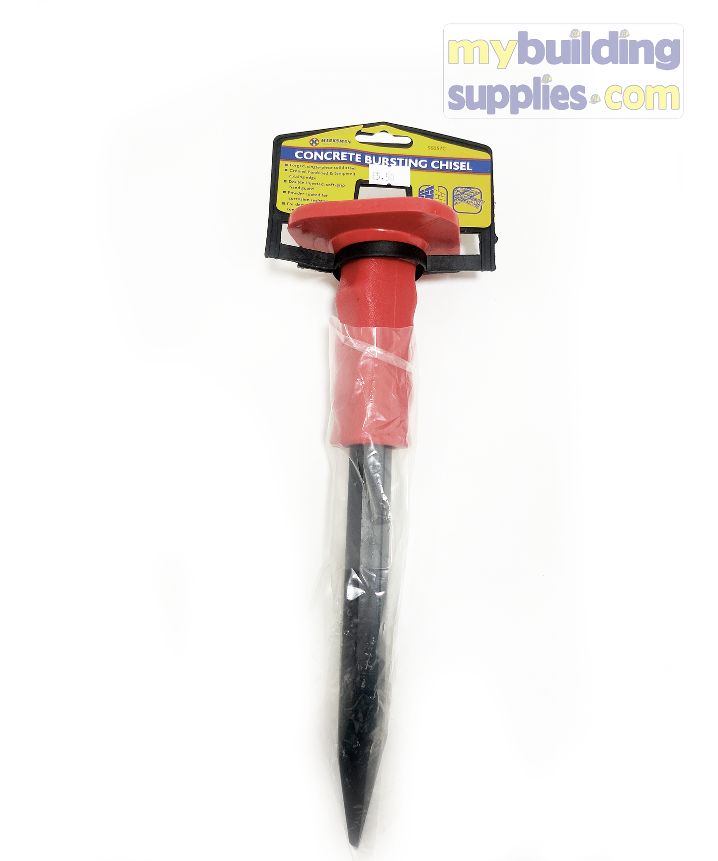 Concrete Bursting Chisel with Guard