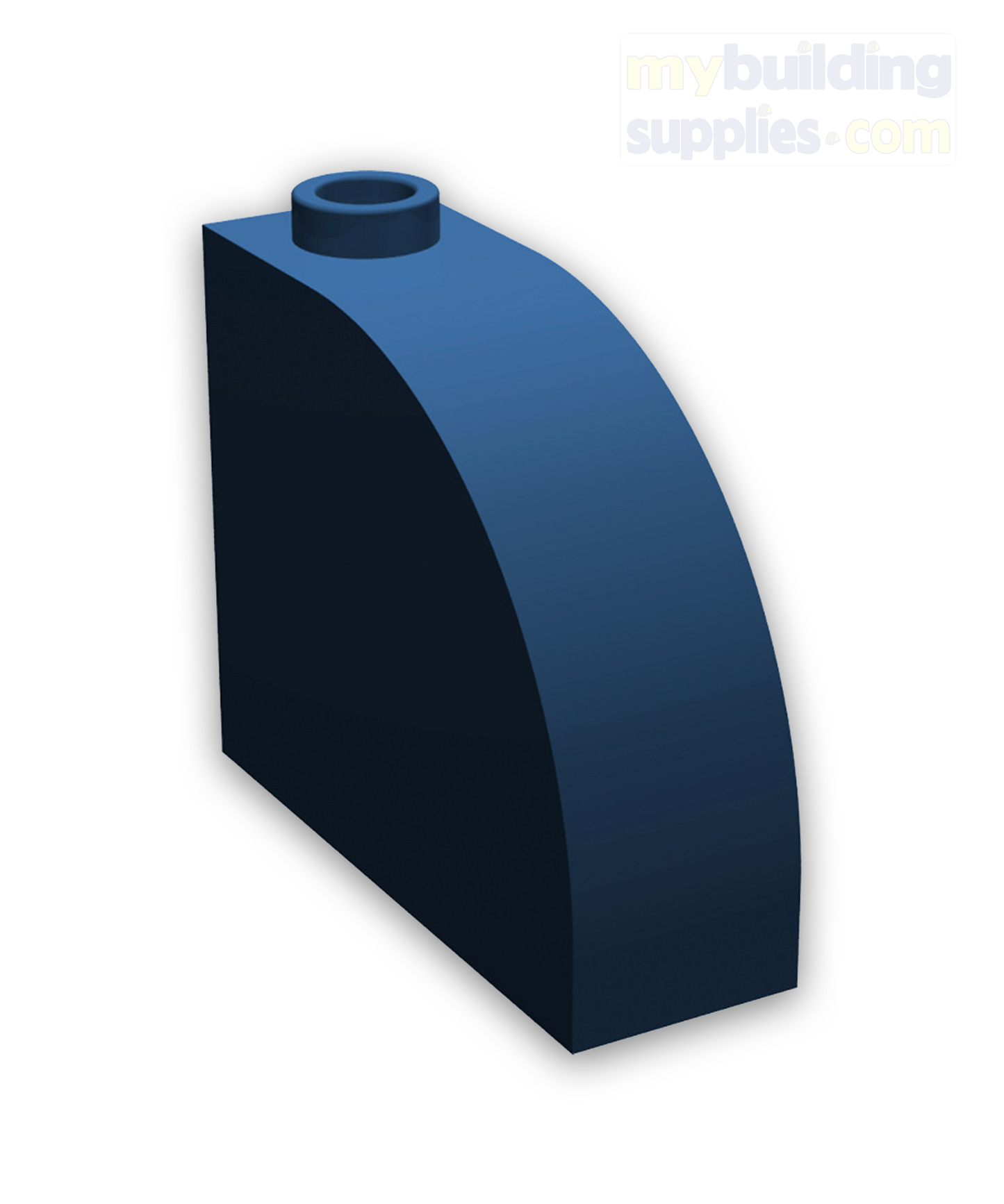 Curved Top Brick Blue