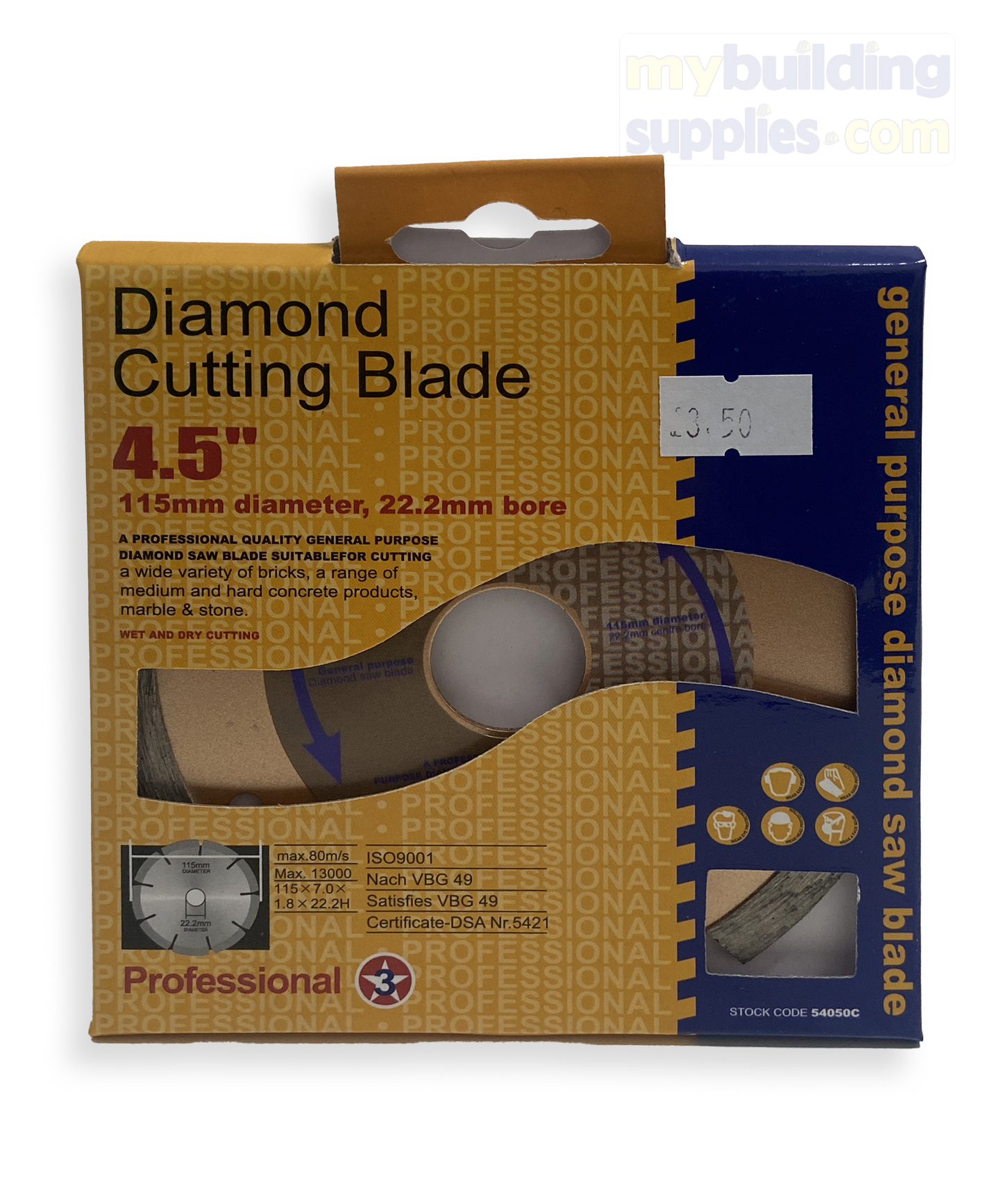 Diamond Cutting Blade 4.5"