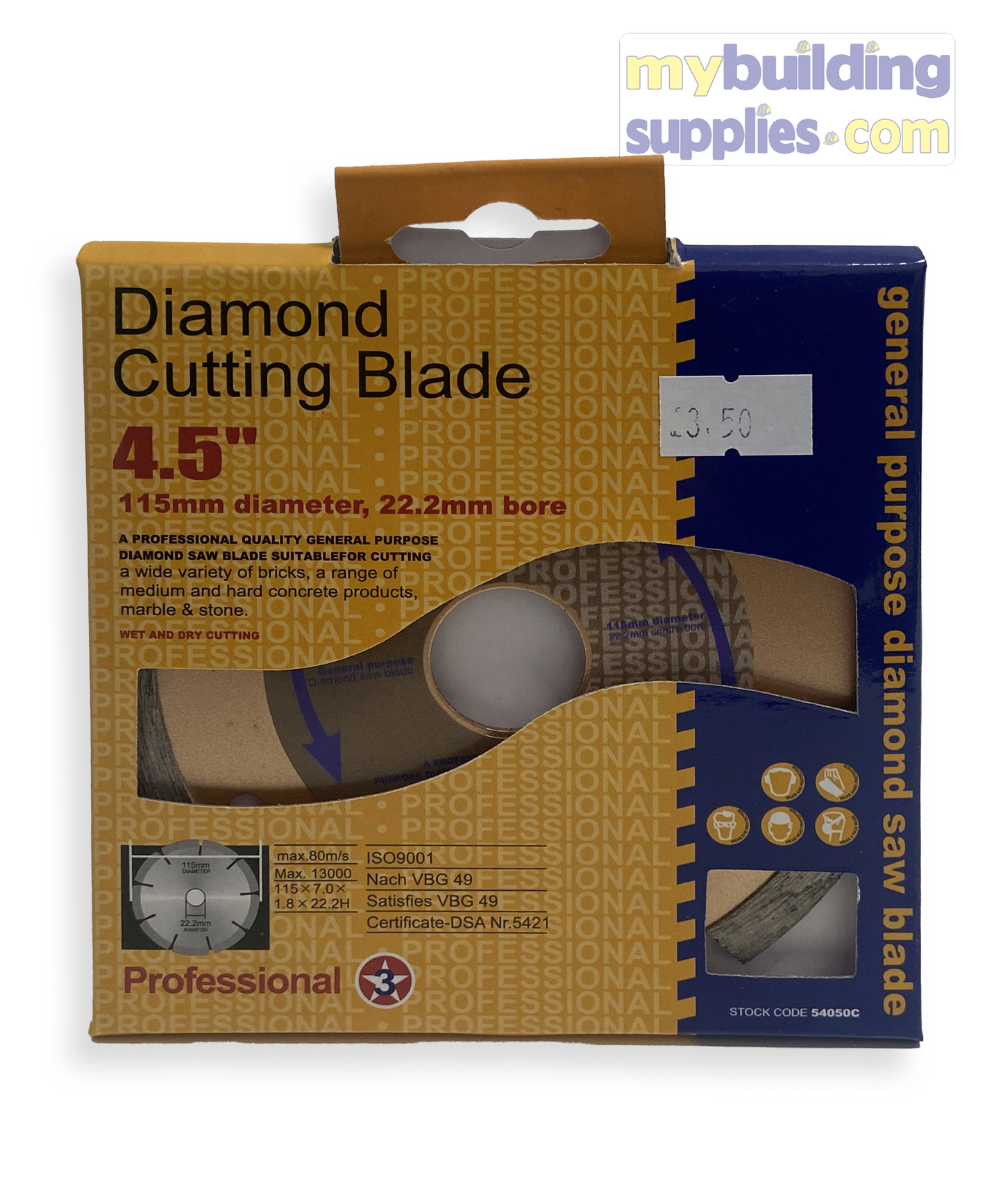 Diamond Cutting Blade 4.5"