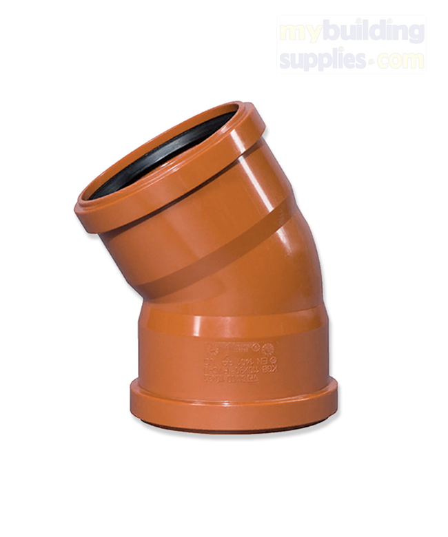 Double Socket Underground Bend -110mm 15°