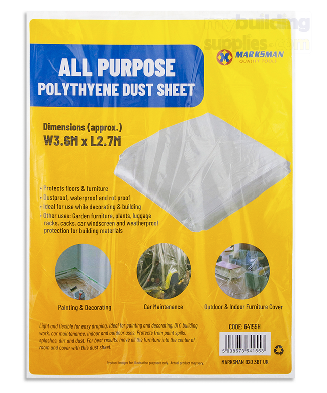 Dust Sheet All Purpose Polythene