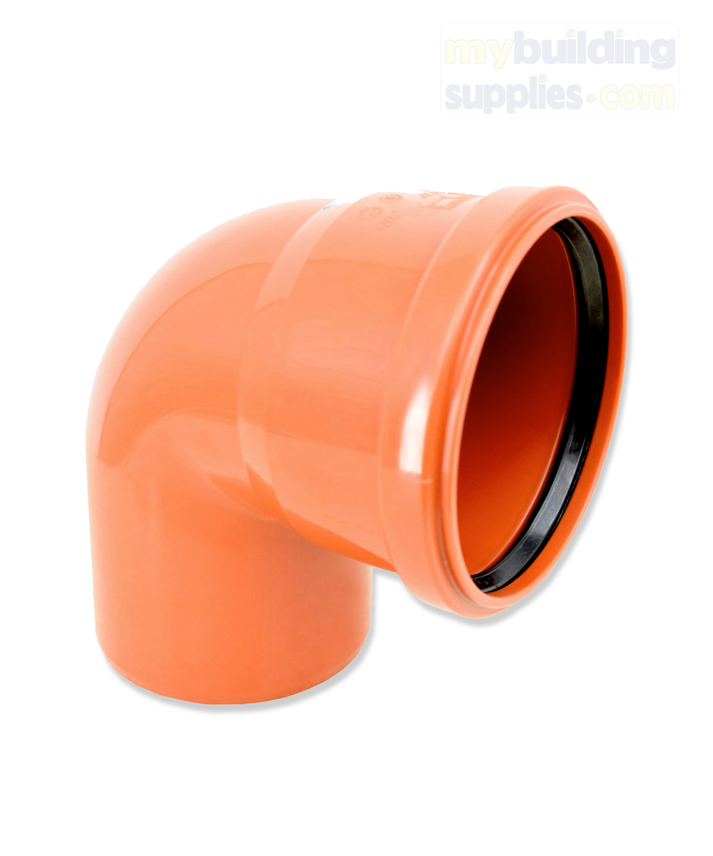 External PVC Underground Sewer Elbow - 110 mm / 87.5