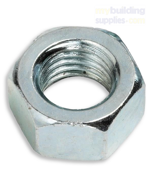 FirmFix BZB Hex Full Nut M20 Grade 8 - QTY 50