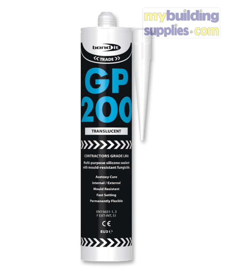 GP200 General Purpose Silicone Sealant (310ml) - Translucent 