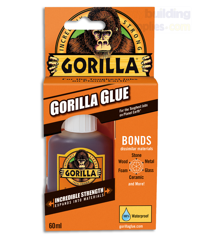 Gorilla Glue 100% Waterproof Adhesive 1044202, 60ml