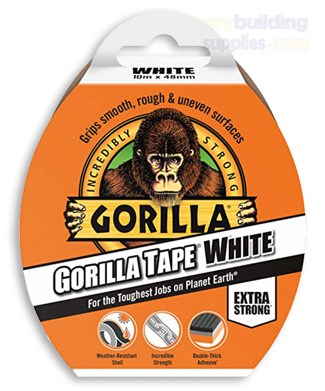 Gorilla Tape White 10m x 48mm - 3044611