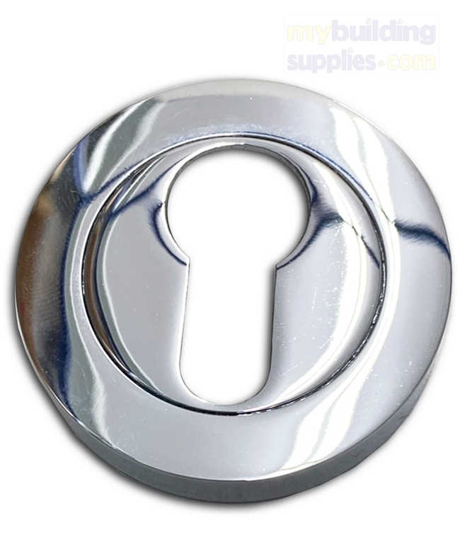 Intelligent Hardware Chrome Euro Escutcheon 51mm Dia