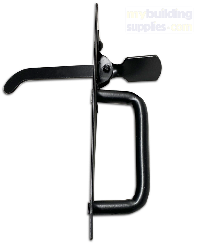 Iron Suffolk Latch Black