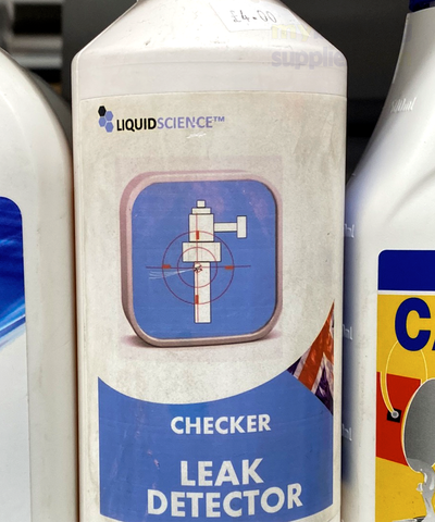 Leak Detector is specially formulated micro porous foam designed specifically to identify even the smallest leak in gas or pressurised air vessels, pipes, screwed connections, fittings, or valves. Leak Detector contains a corrosion inhibitor and is completely solvent-free. 