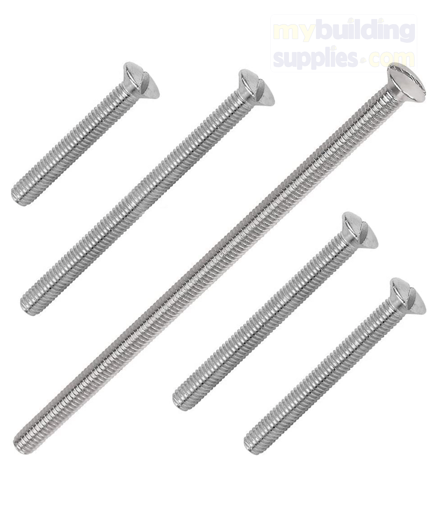 M3.5 x 50 Steel Raised CSK Screws x100