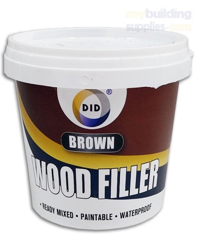 DID Wood Filler Tub 500g - Brown, White