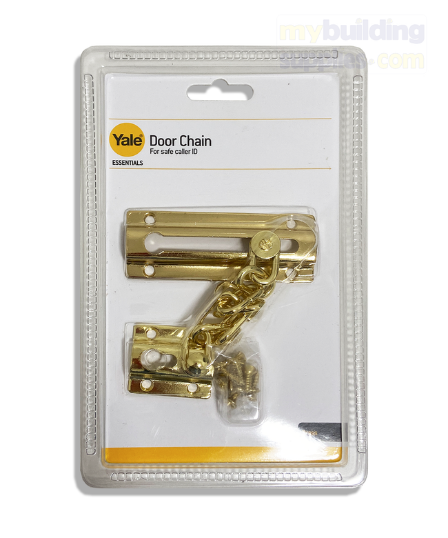 Yale Essentials Door Chain in Brass