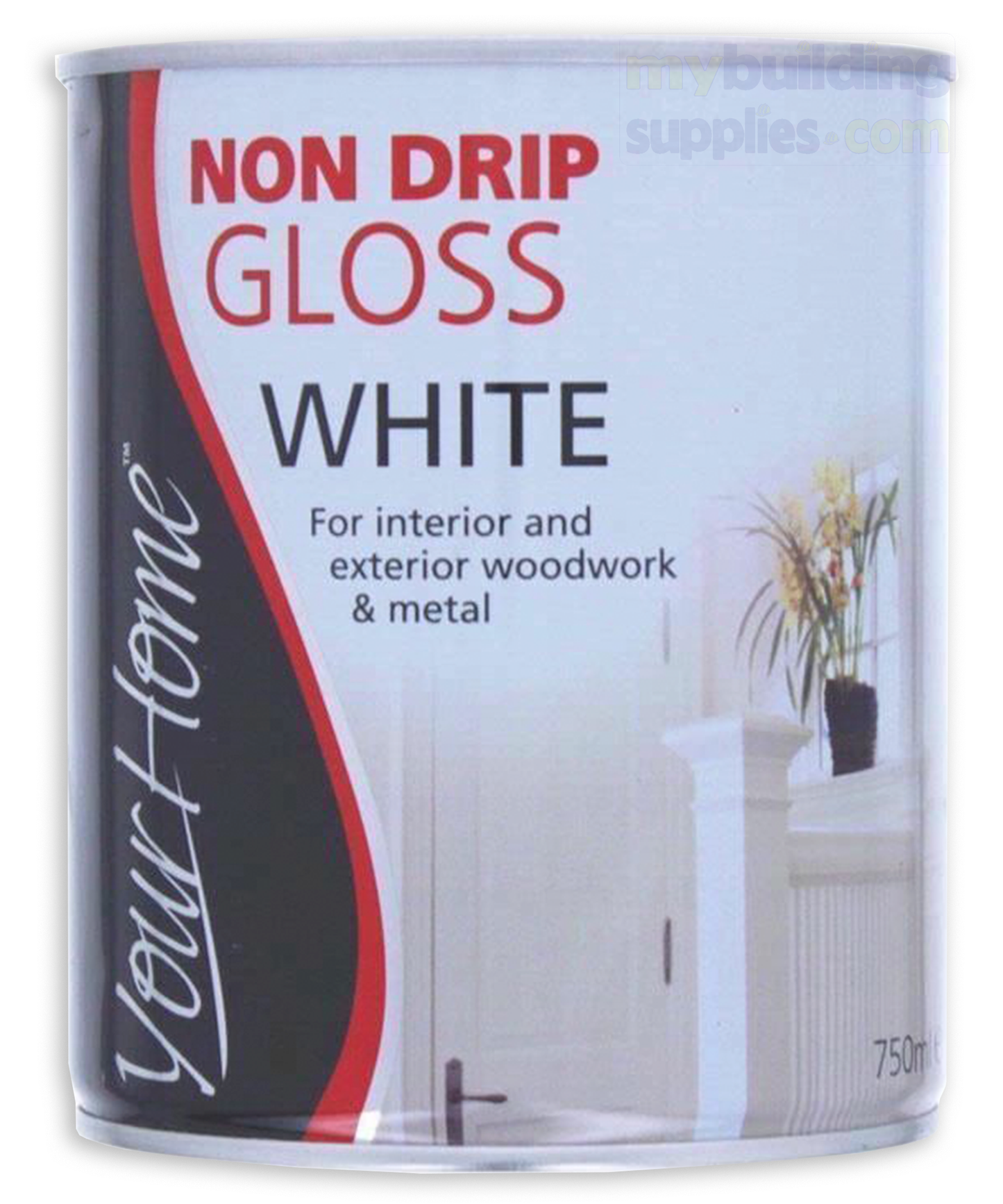 YourHome Non Drip Gloss White 750ml