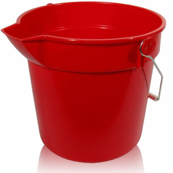 Small red bucket