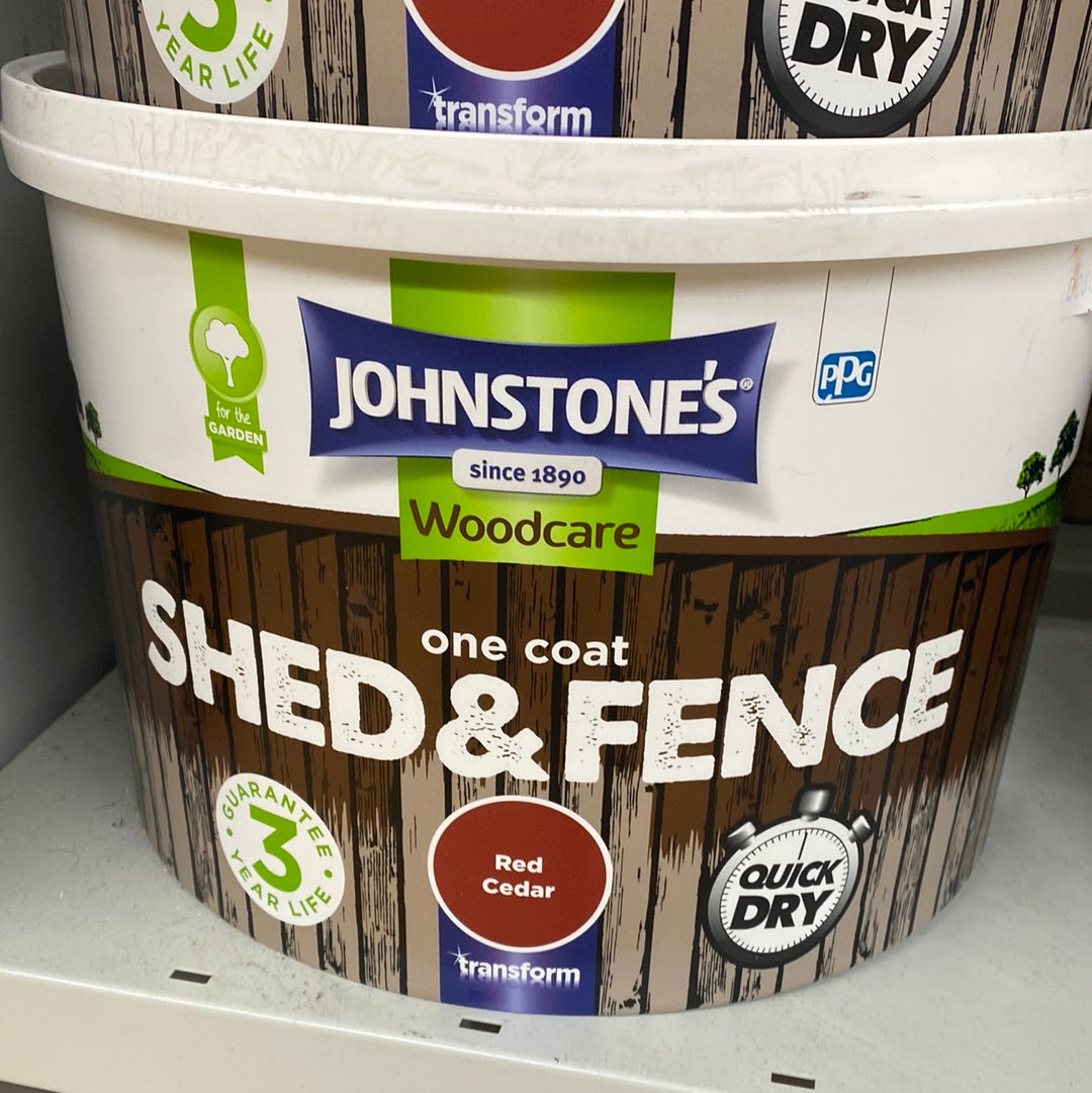 Johnstones one coat shed and fence paint
