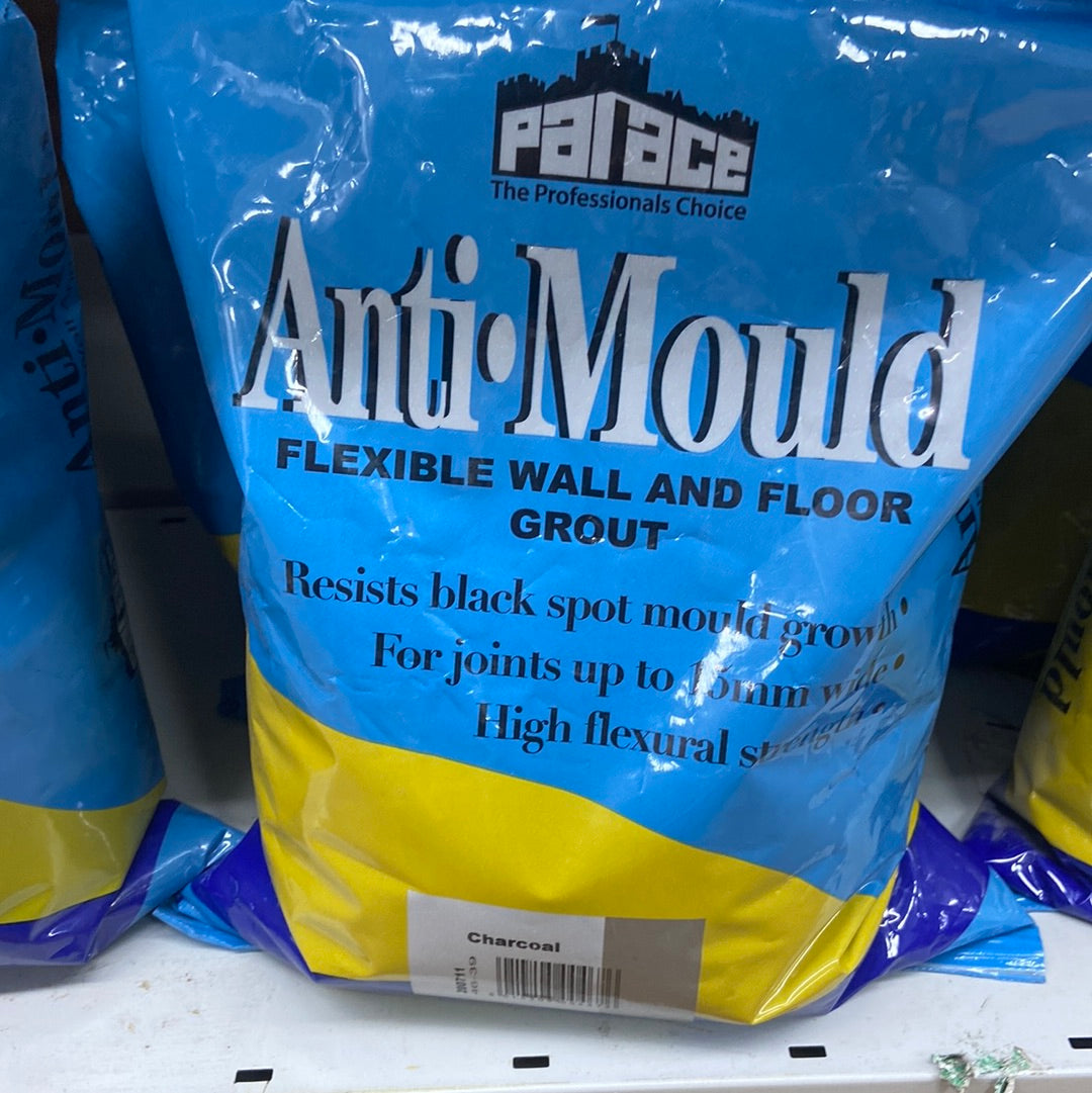 Palace Anti-Mould Flexible Wall and Floor Grout, 3kg - Available in 10 Colours