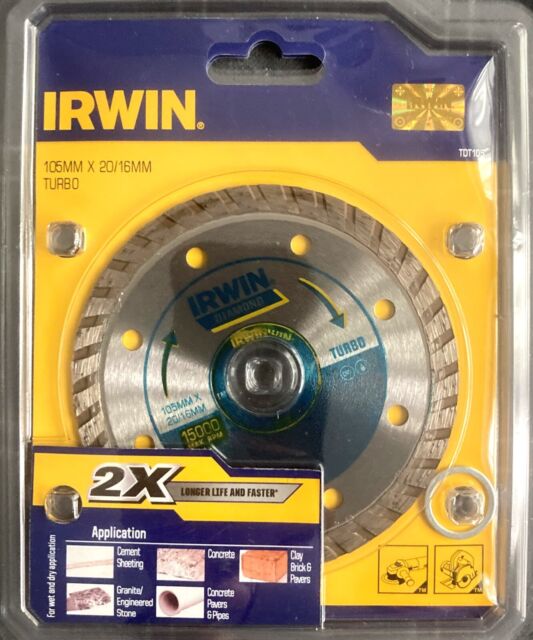 Irwin Diamond Blade - 105mm x 20/16mm